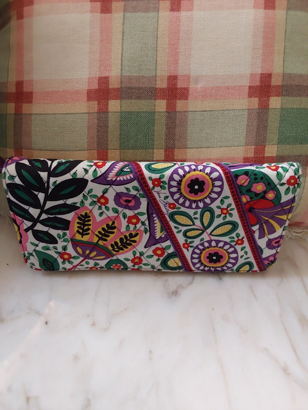 Vera Bradley Viva La Vera Long Wallet, 2011 Retired Quilted Cotton Clutch